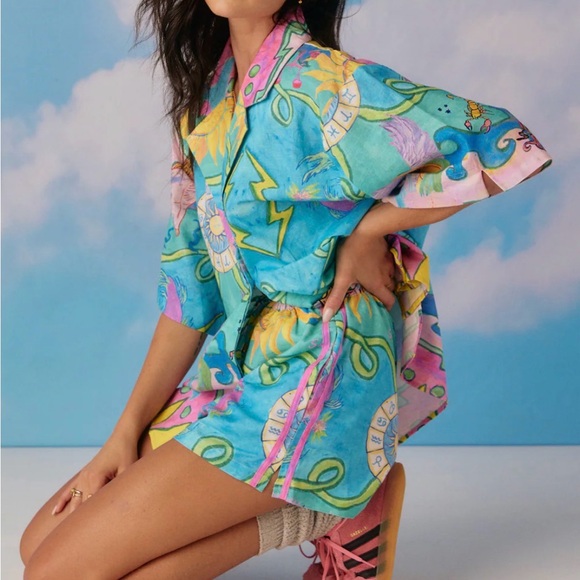 Sabbi Pants - NWT Sabbi Australia Shorts Set - Star Sign XS